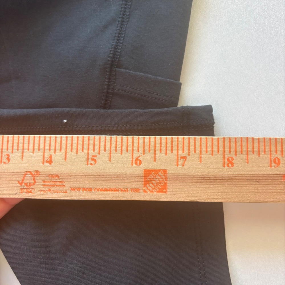 J.Crew Bike Shorts XS Black High Rise Pockets Athletic Workout‎ Activewear - Picture 5 of 6